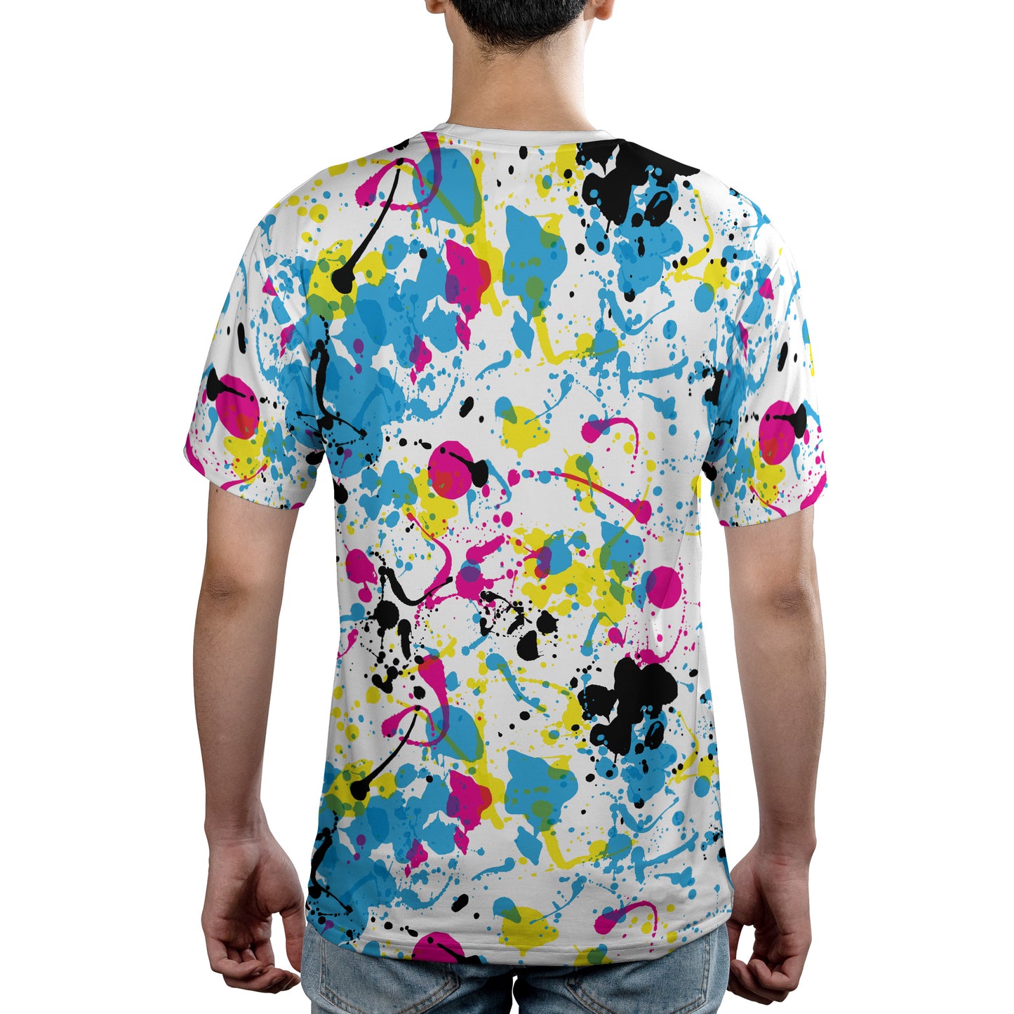 Colorful Ink Splats Unisex Comfort T-Shirt