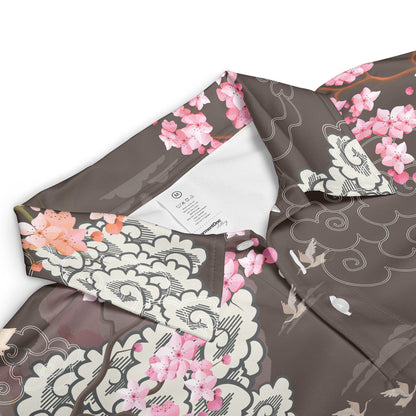 Cranes & Cherry Blossoms Polo Shirt