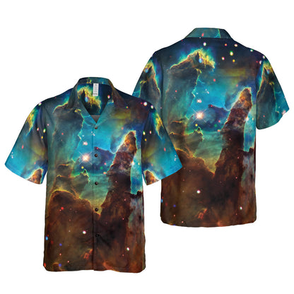 Deep Space Nebula Button Up Shirt