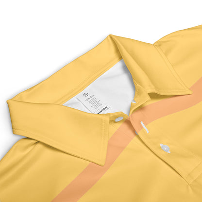 Desert Sunset Striped Polo Shirt