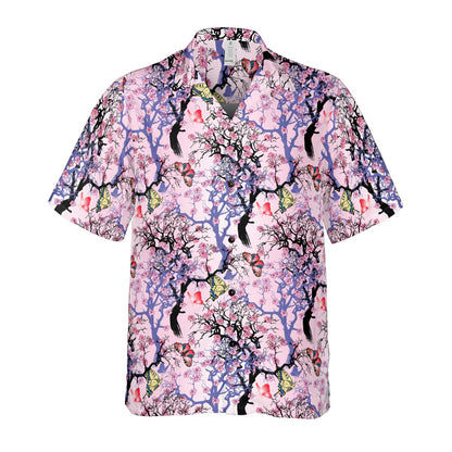 Dream Of Cherry Trees Button Up Shirt