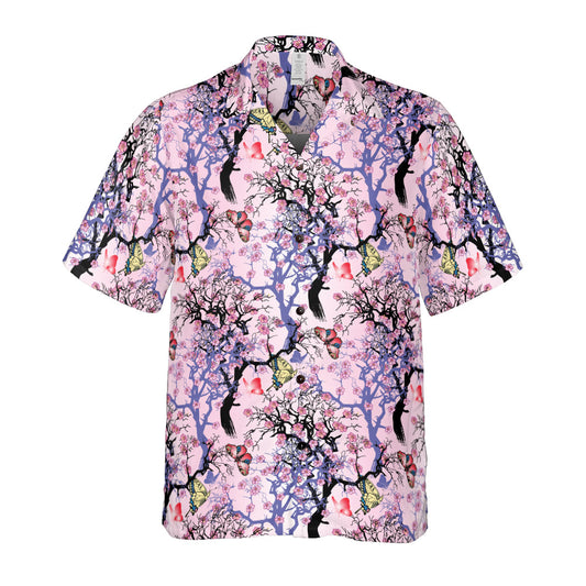Dream Of Cherry Trees Button Up Shirt