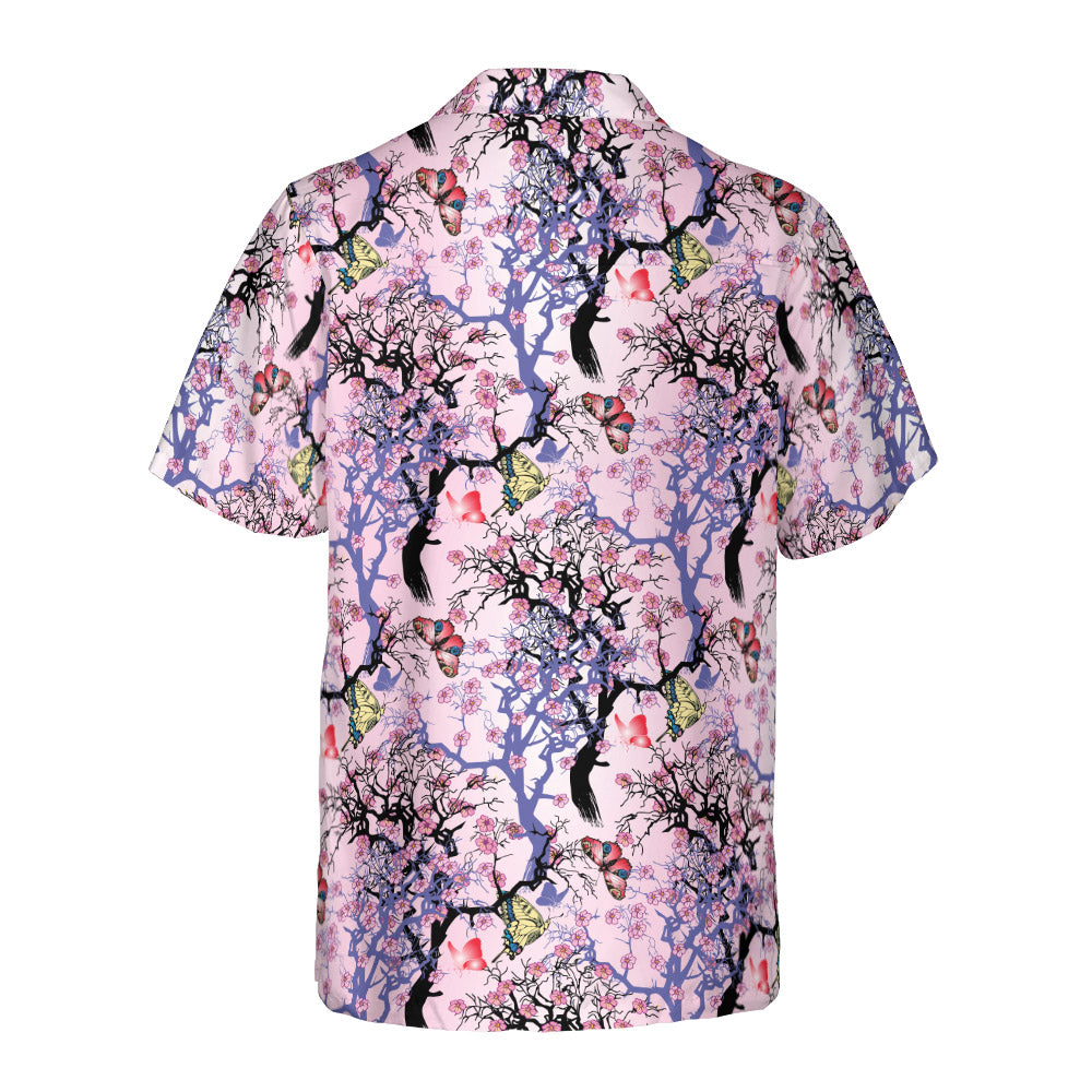 Dream Of Cherry Trees Button Up Shirt