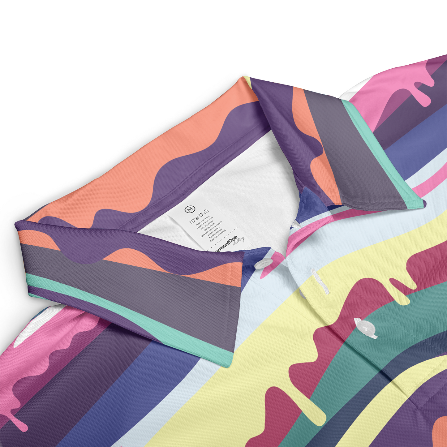 Dripping Paint Polo Shirt