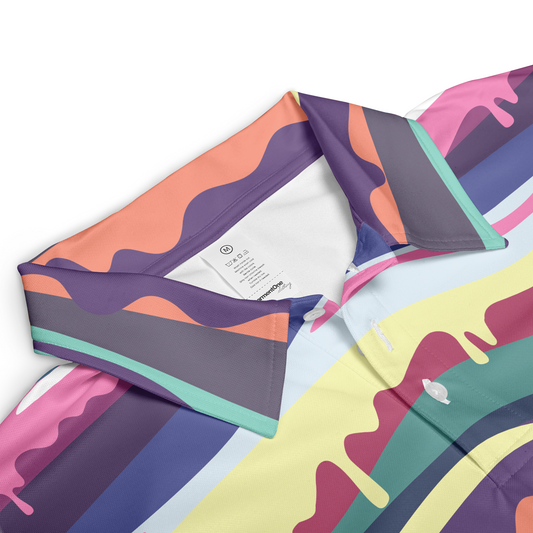 Dripping Paint Polo Shirt