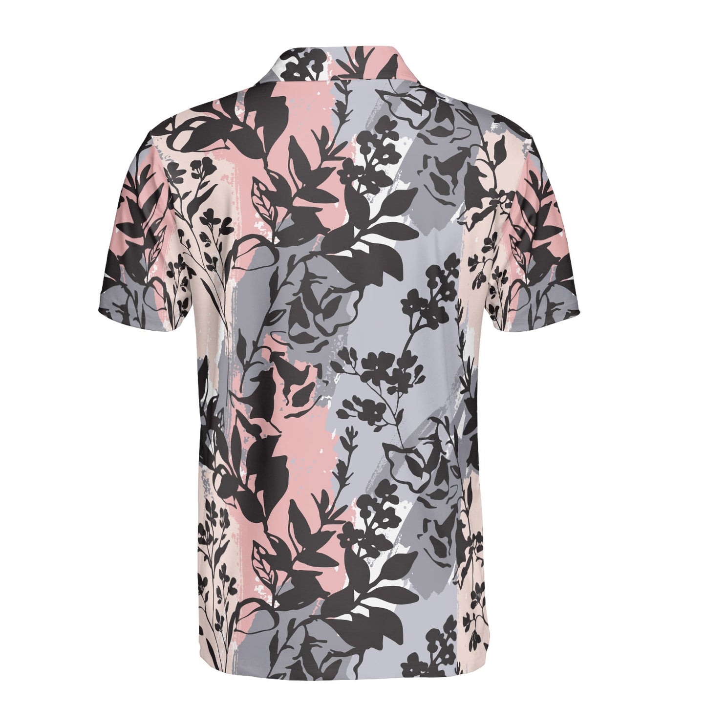 Flower Silhouettes Polo Shirt