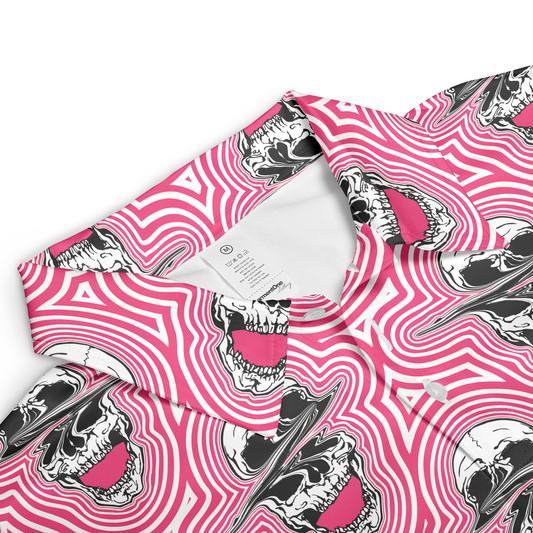 Glitched Skulls Polo Shirt