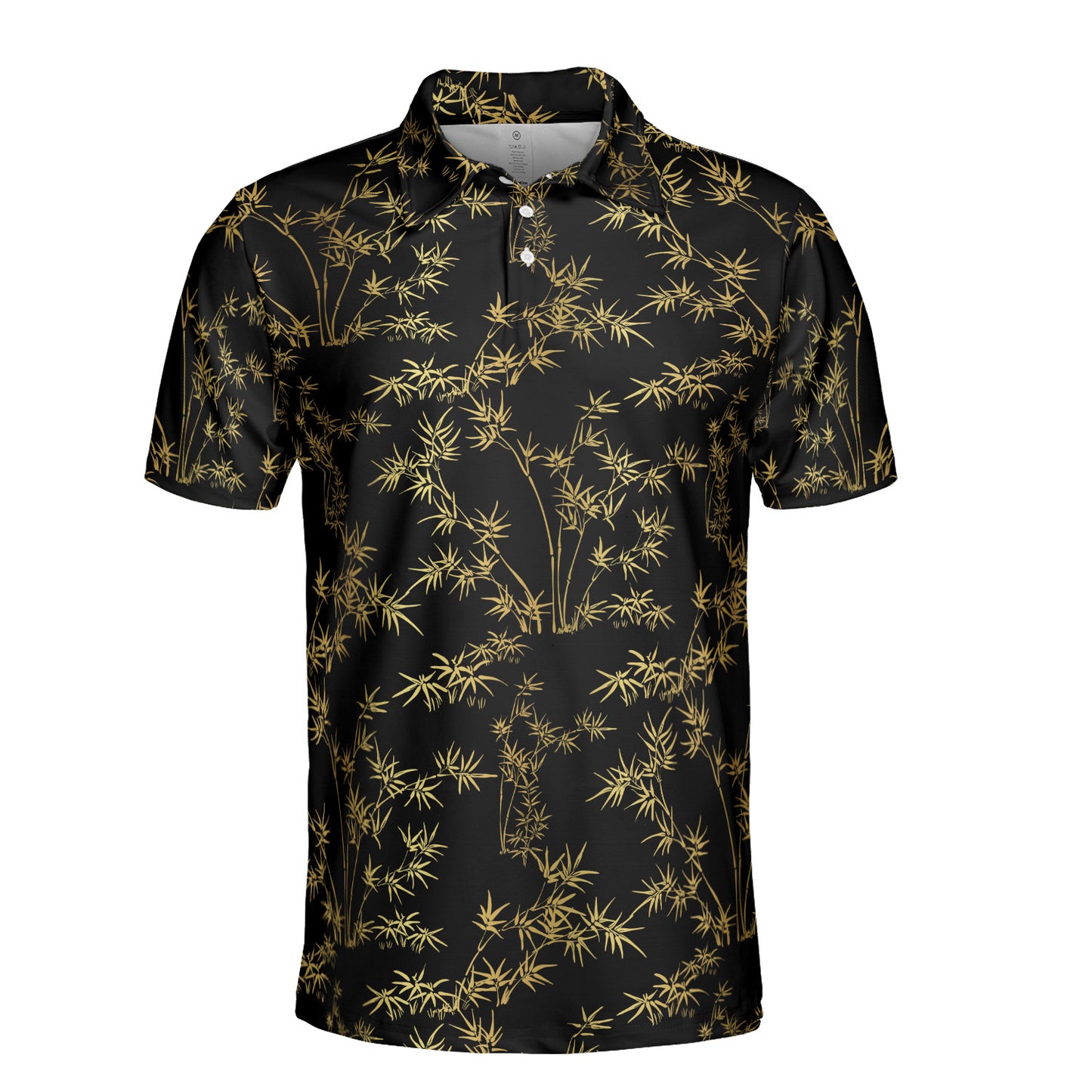 Gold Bamboo Polo Shirt