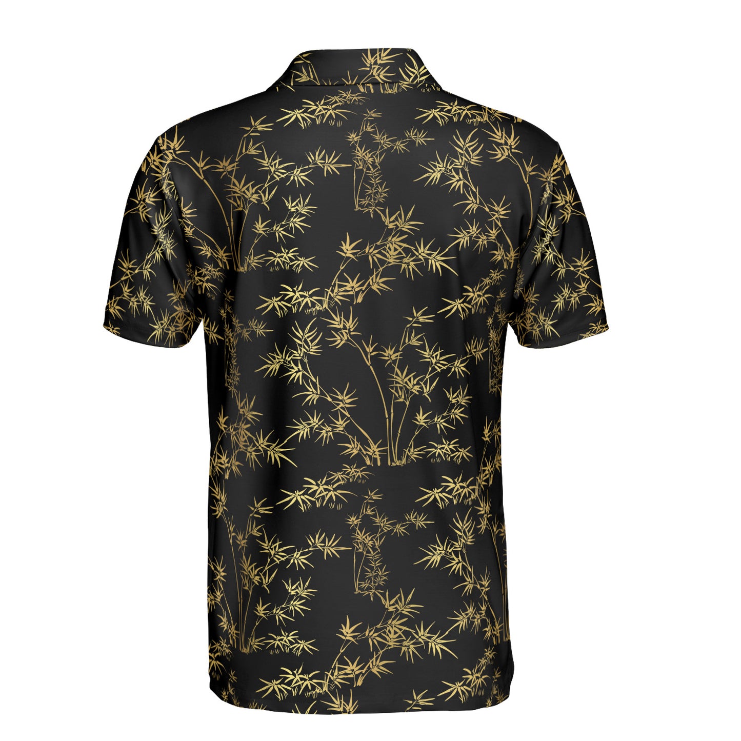Gold Bamboo Polo Shirt