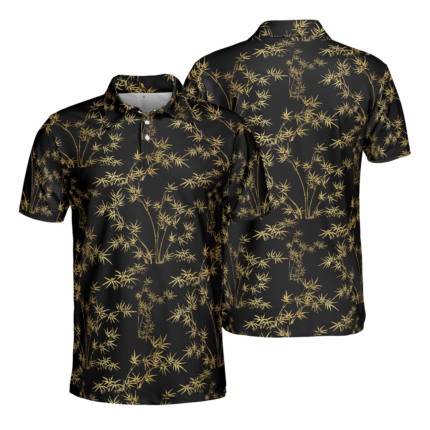 Gold Bamboo Polo Shirt