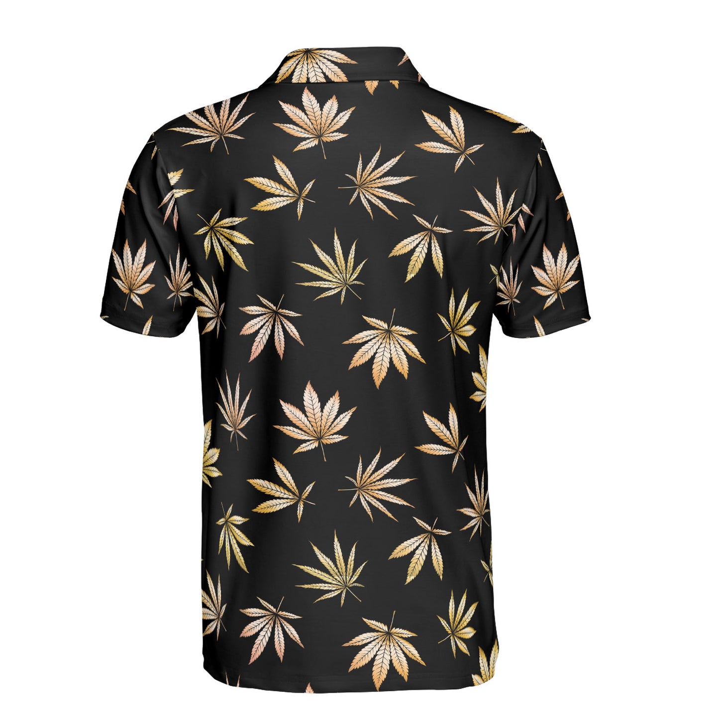 Gold Leaves Polo Shirt