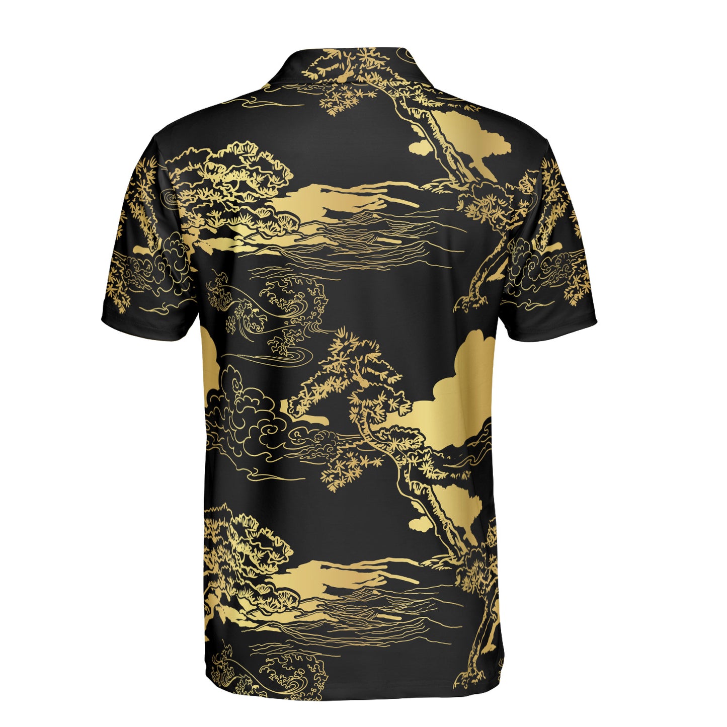 Golden Pine Sky Polo Shirt