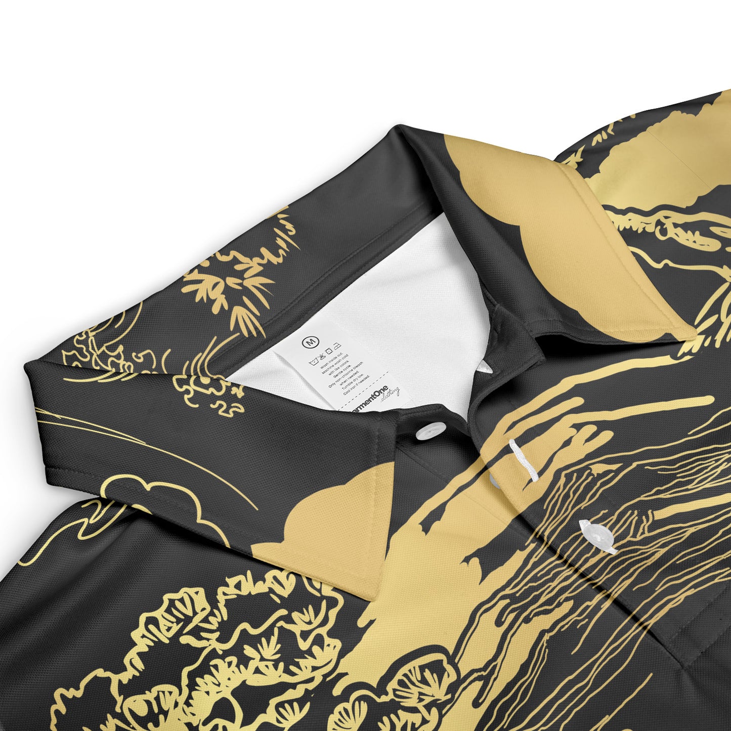 Golden Pine Sky Polo Shirt