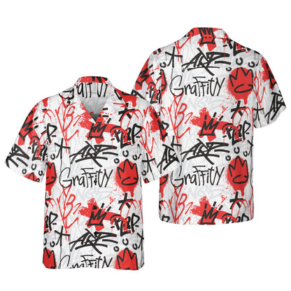 Graffiti Art Button Up Shirt