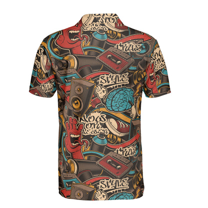 Graffiti Life Polo Shirt