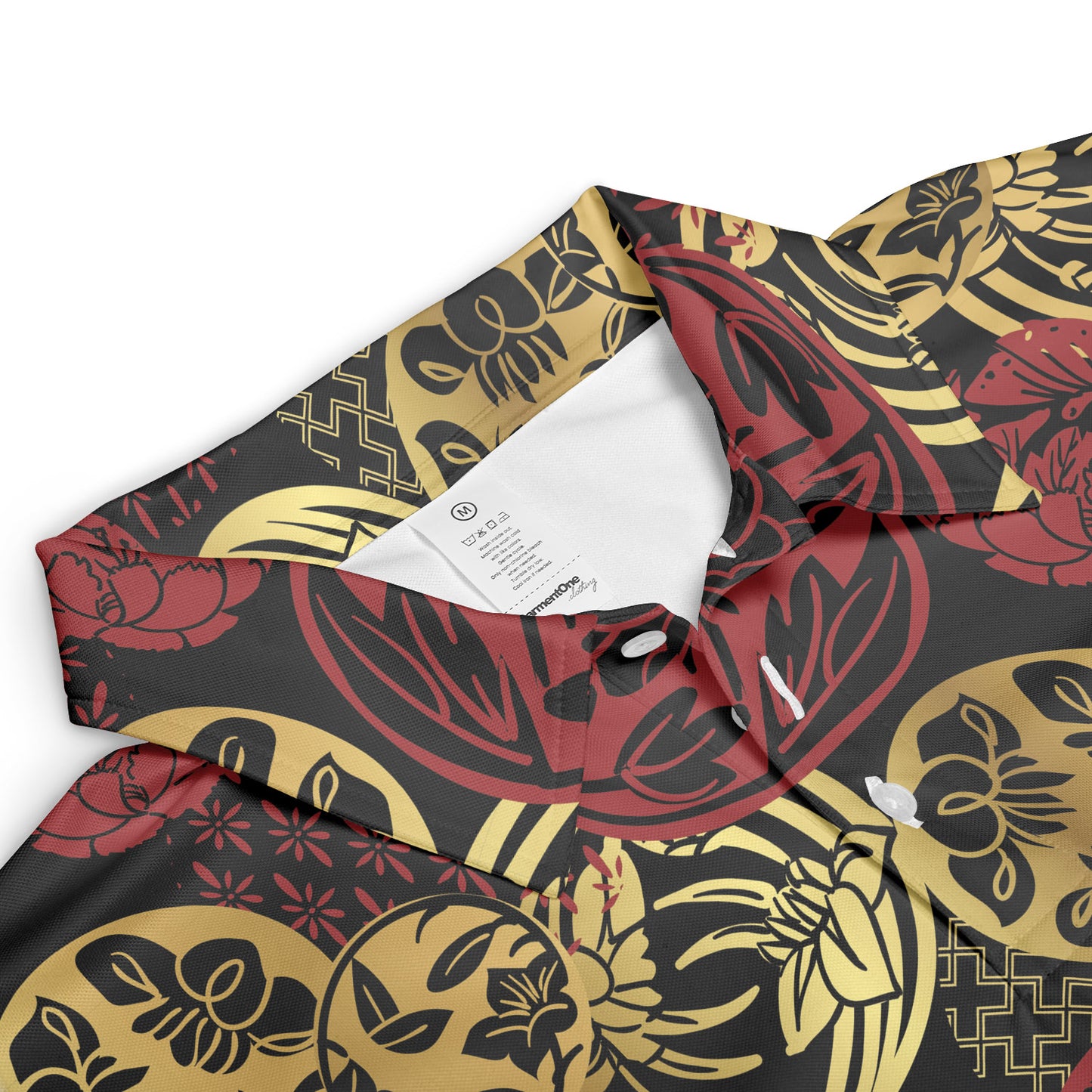 Heraldic Flowers Polo Shirt