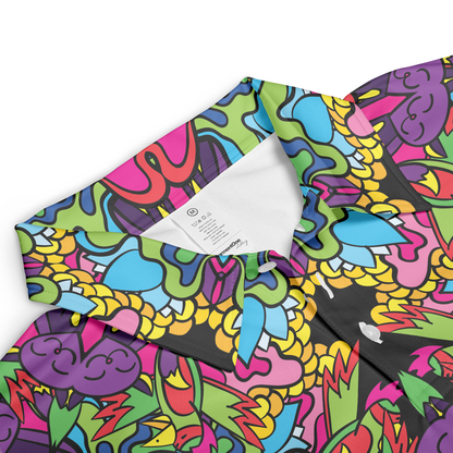 Hippie Psychedelic Polo Shirt