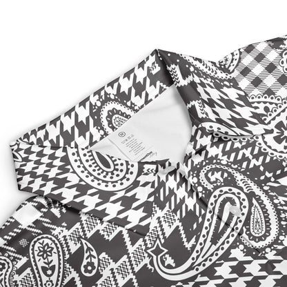 Houndstooth Paisley & Plaid Polo Shirt