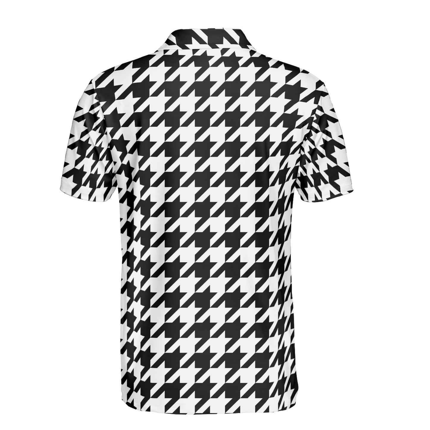 Houndstooth Polo Shirt