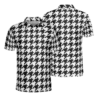 Houndstooth Polo Shirt