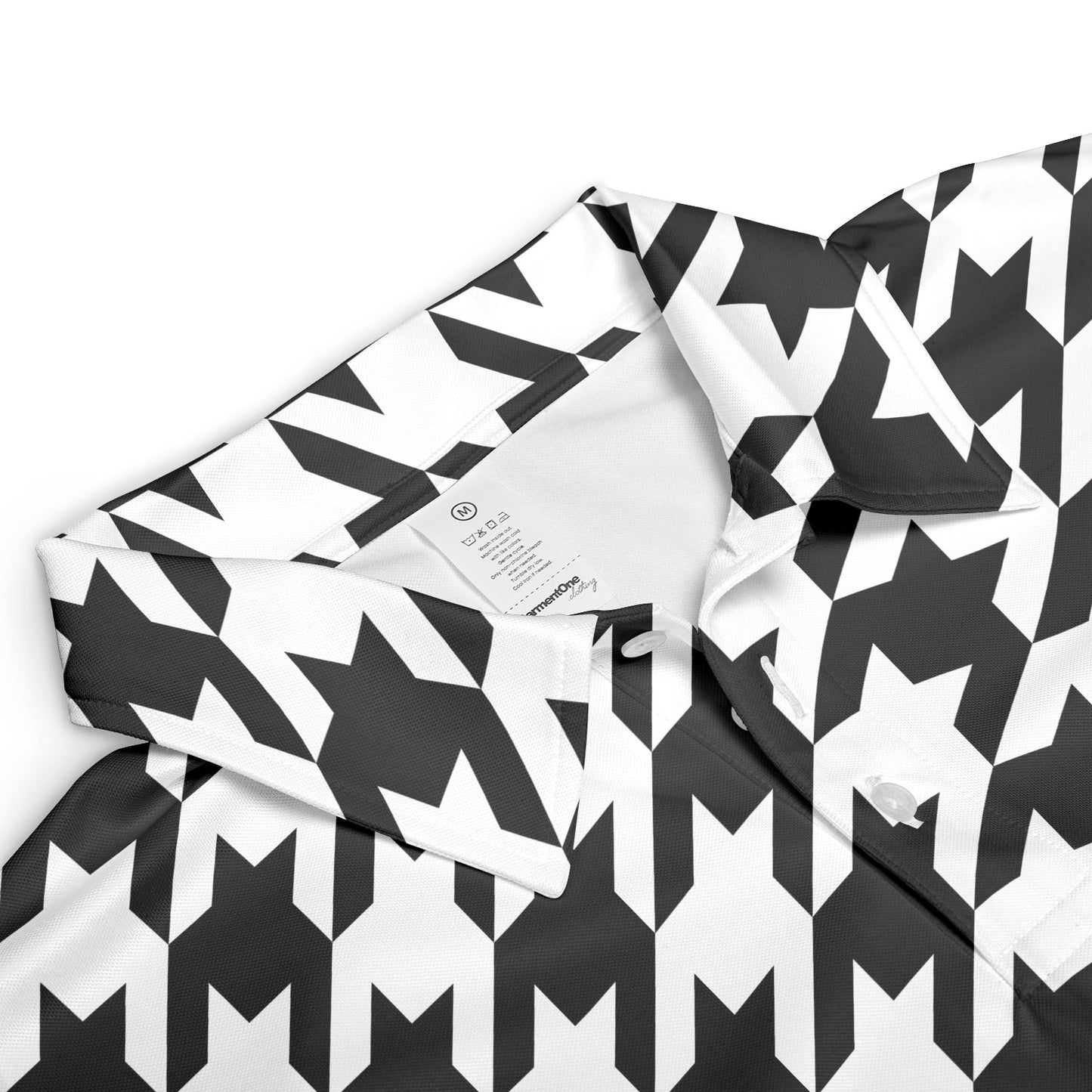 Houndstooth Polo Shirt