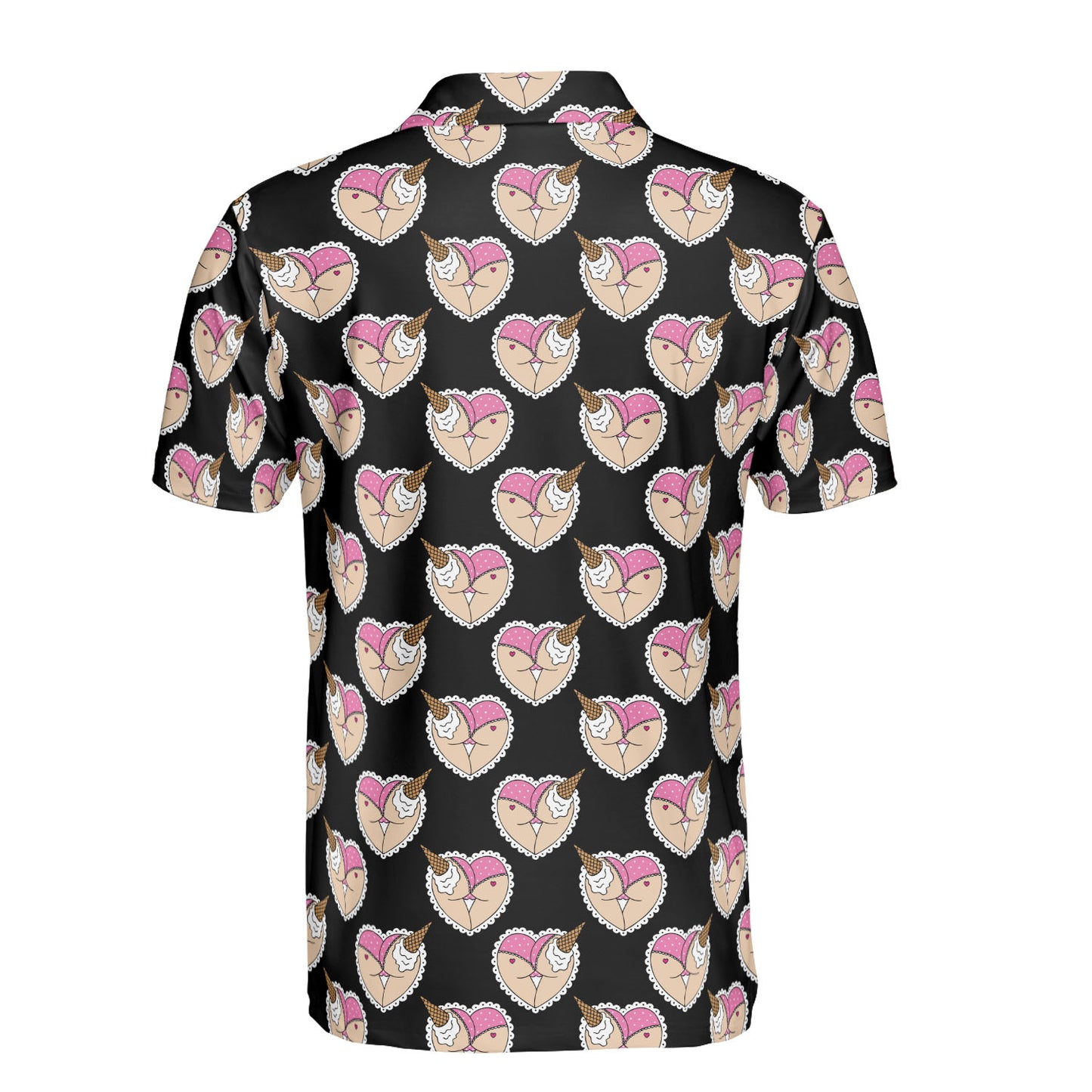 Ice Cream On Cheeks Polo Shirt