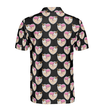 Ice Cream On Cheeks Polo Shirt