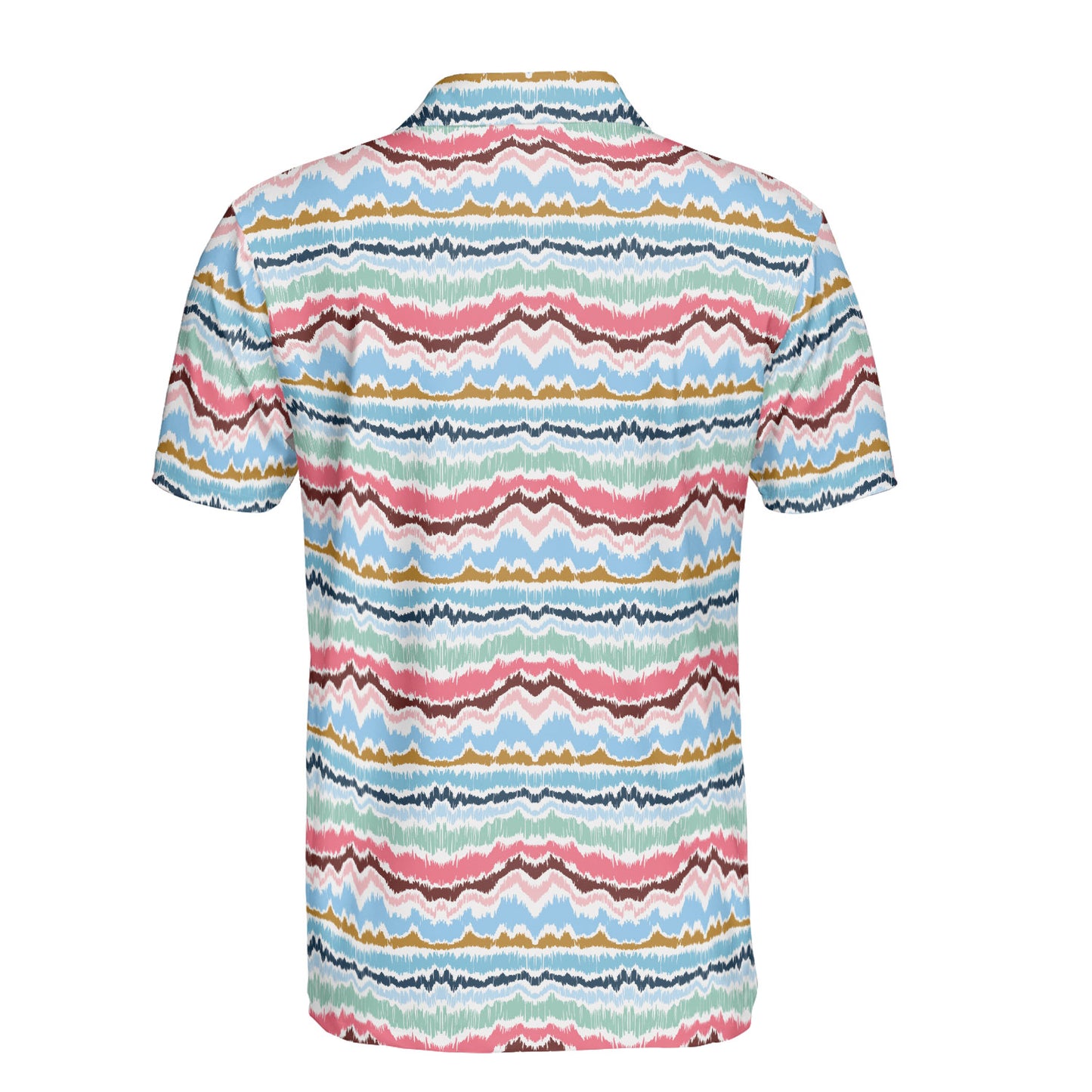 Ikat Border Polo Shirt