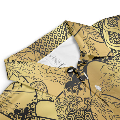Japanese Golden Mountains Polo Shirt