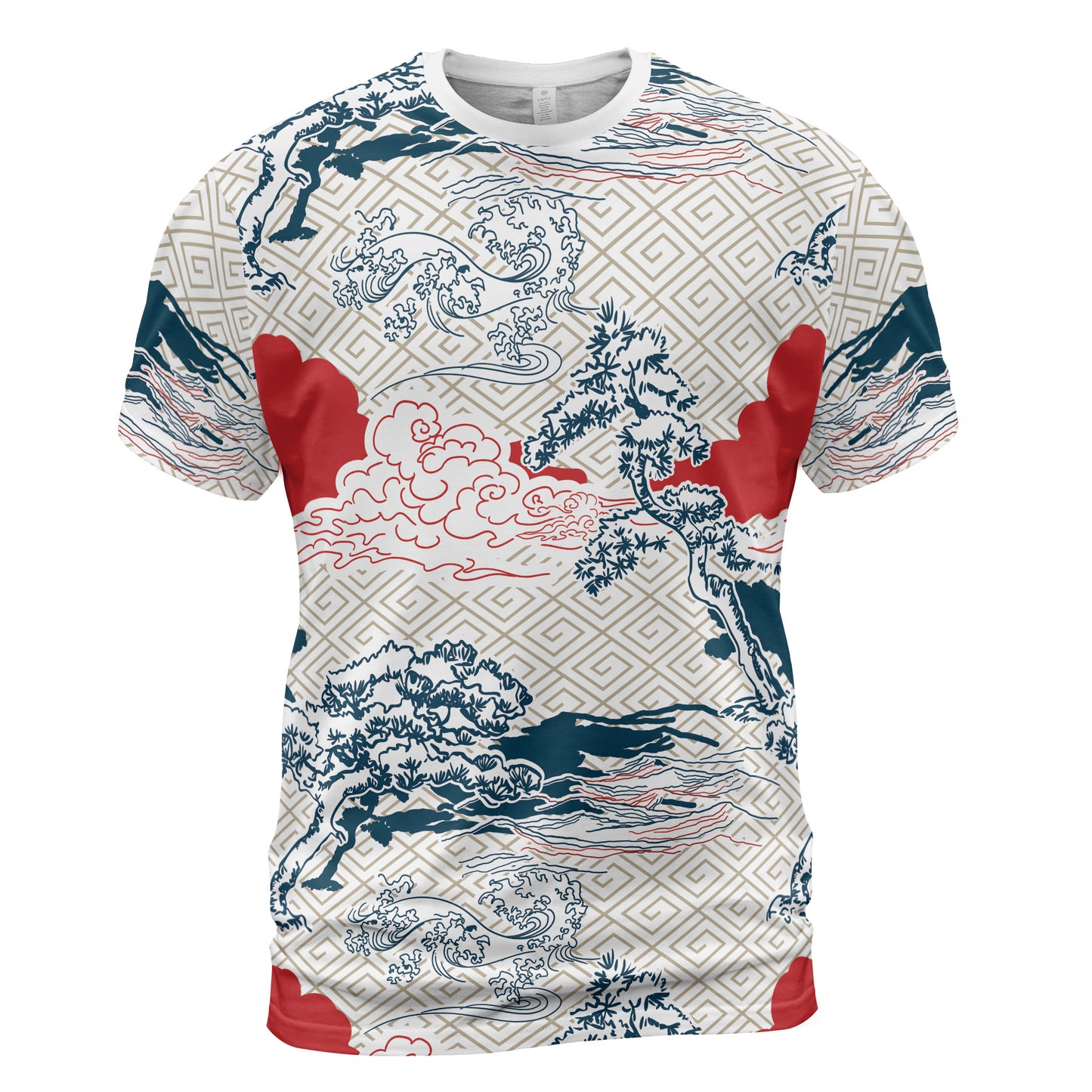 Japanese Trees & Clouds Comfort T-shirt