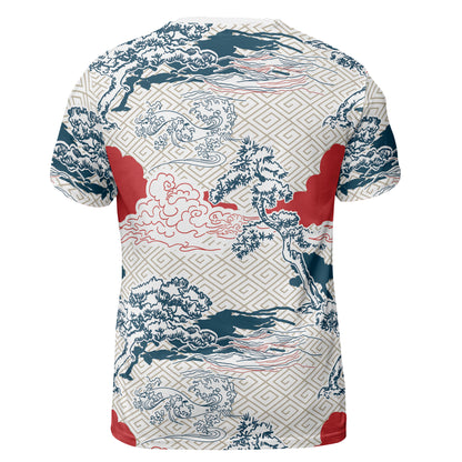 Japanese Trees & Clouds Comfort T-shirt