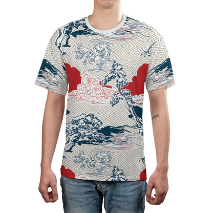 Japanese Trees & Clouds Comfort T-shirt