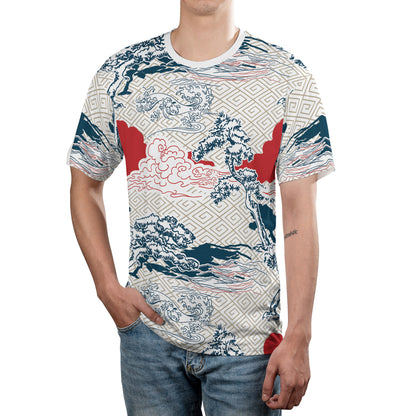 Japanese Trees & Clouds Comfort T-shirt