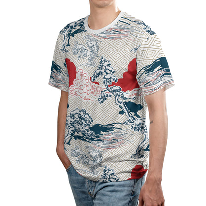 Japanese Trees & Clouds Comfort T-shirt