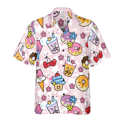 Kawaii Sweets Button Up Shirt