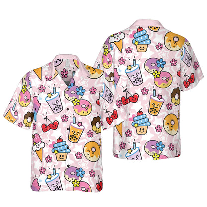 Kawaii Sweets Button Up Shirt