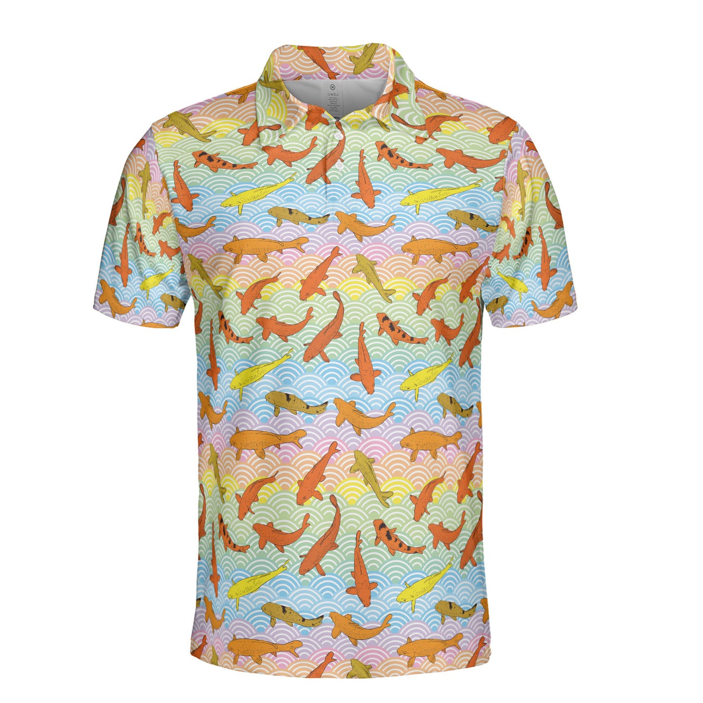 Koi & Carp Rainbow Polo Shirt