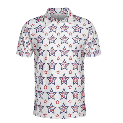 Layered Stars Polo Shirt