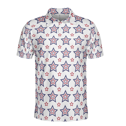 Layered Stars Polo Shirt
