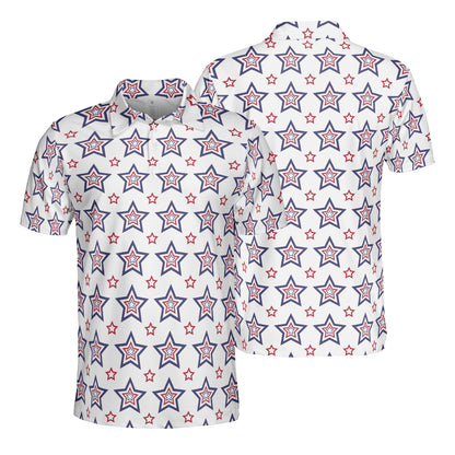 Layered Stars Polo Shirt