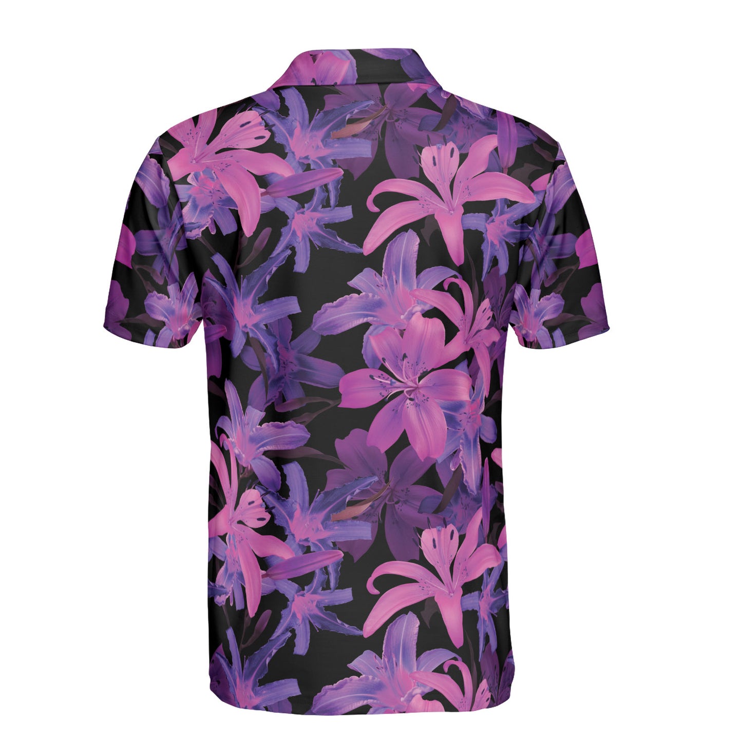 Luminous Flowers Polo Shirt