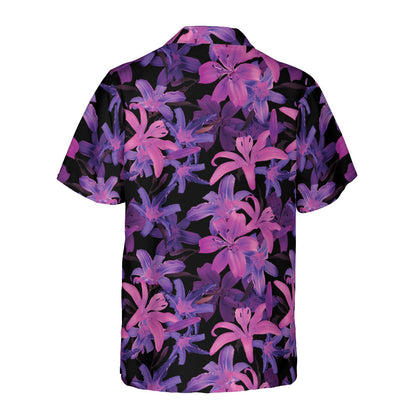 Luminous Flowers Button Up Shirt