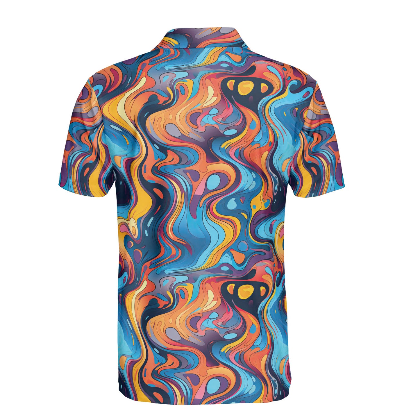 Marbled Water Polo Shirt