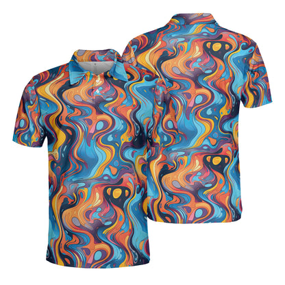 Marbled Water Polo Shirt