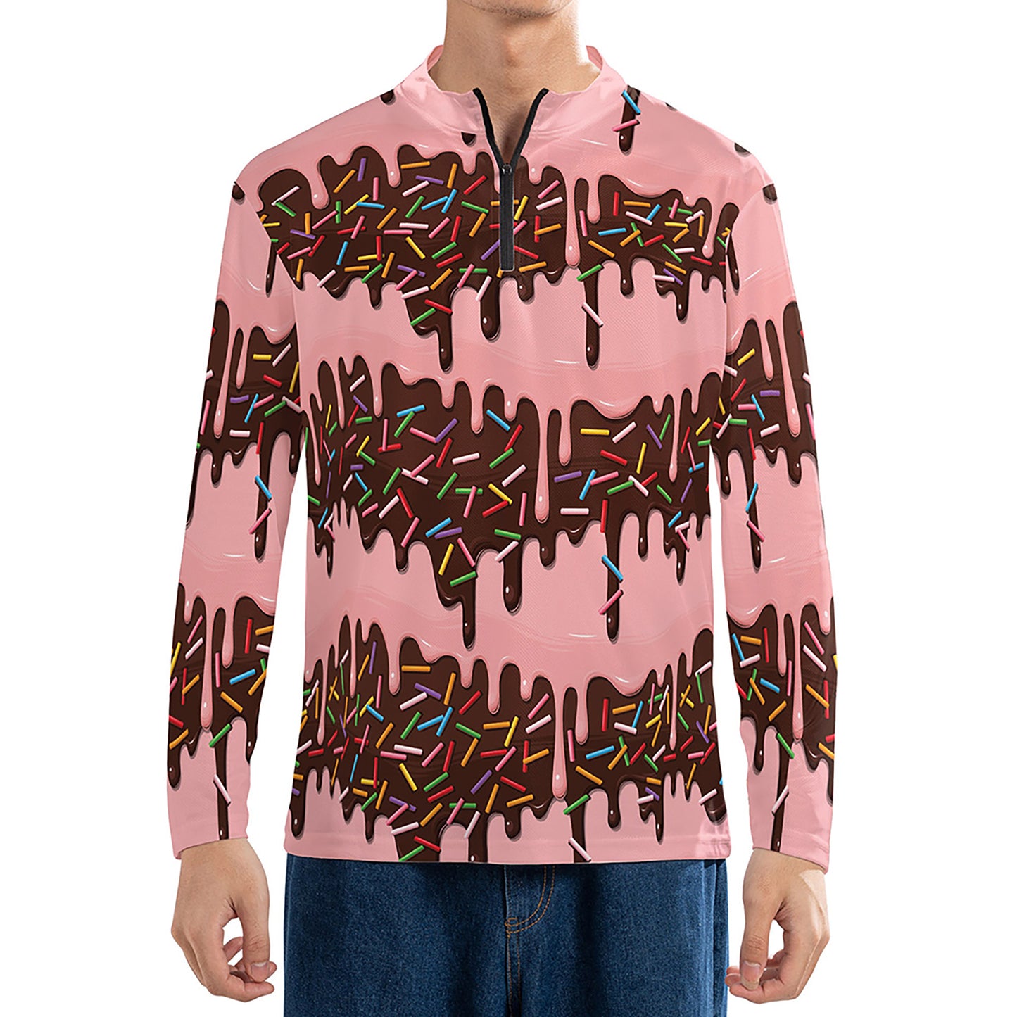 Melting Chocolate & Strawberry With Sprinkles Performance Q-Zip