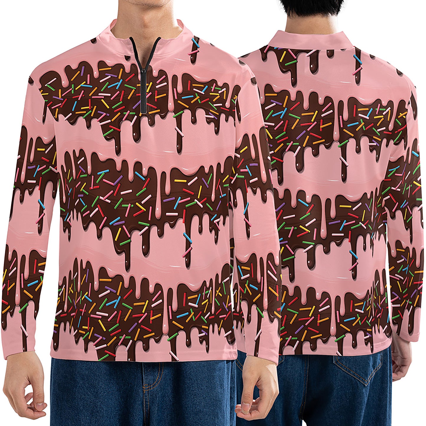 Melting Chocolate & Strawberry With Sprinkles Performance Q-Zip