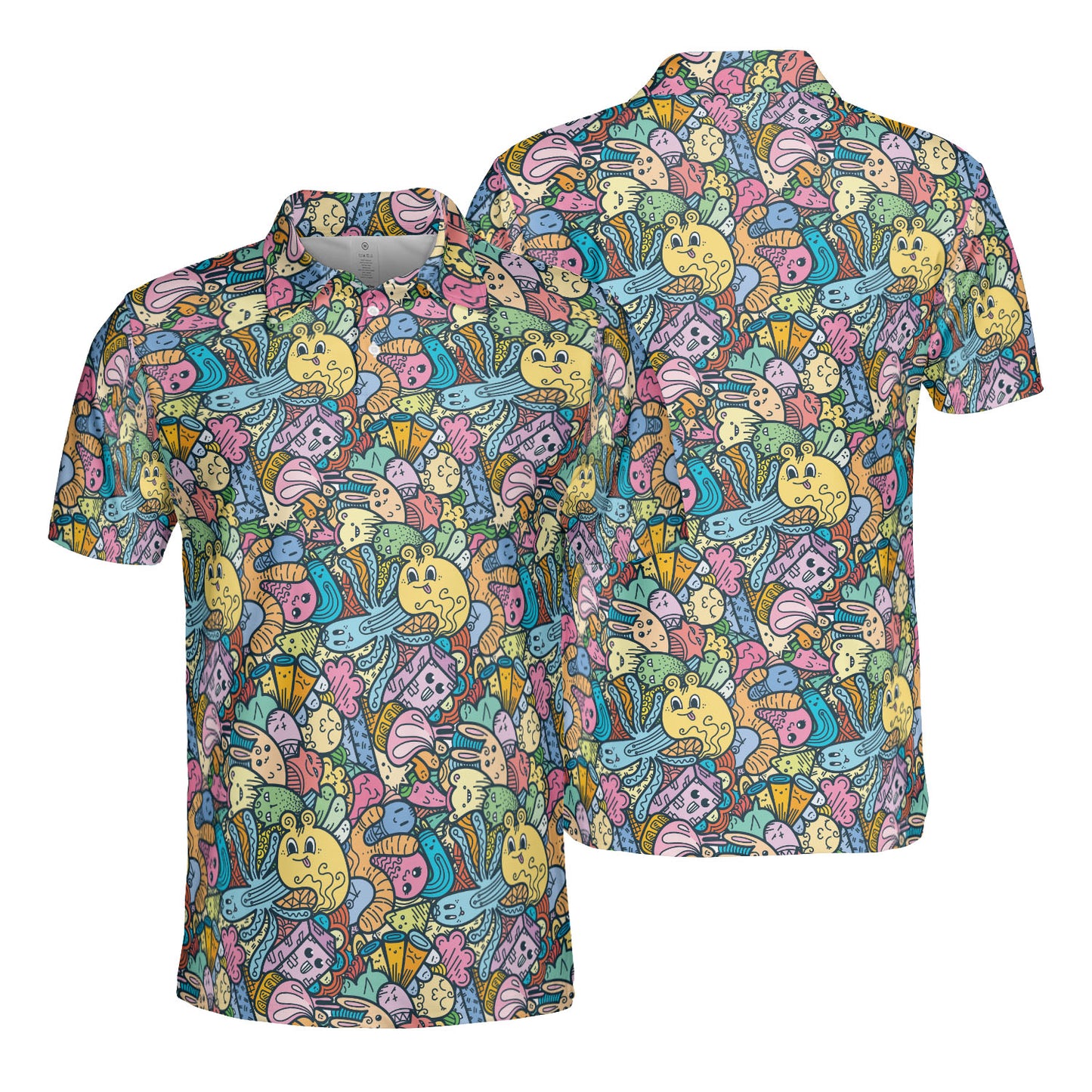 Monster Doodles Polo Shirt