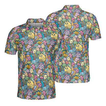 Monster Doodles Polo Shirt