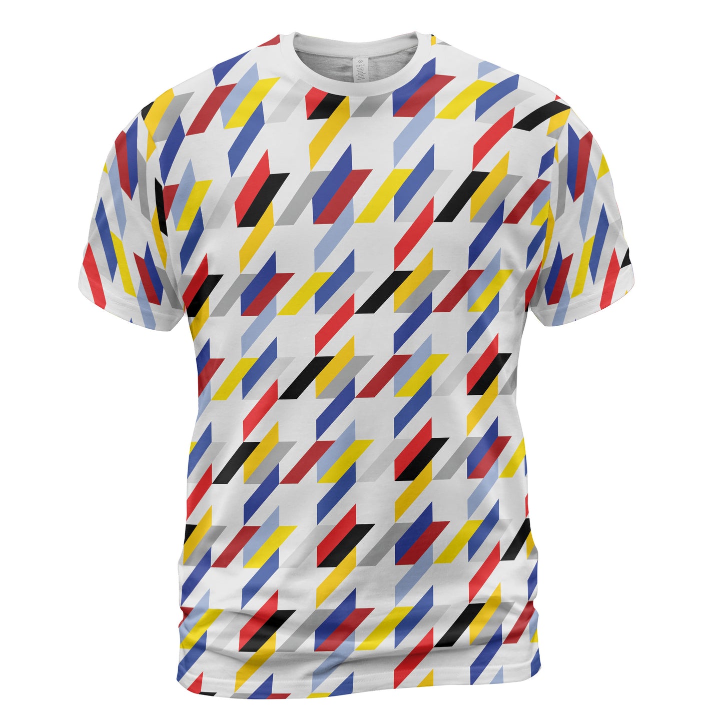 Multicolor Houndstooth Comfort T-shirt