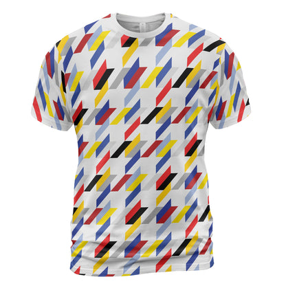 Multicolor Houndstooth Comfort T-shirt